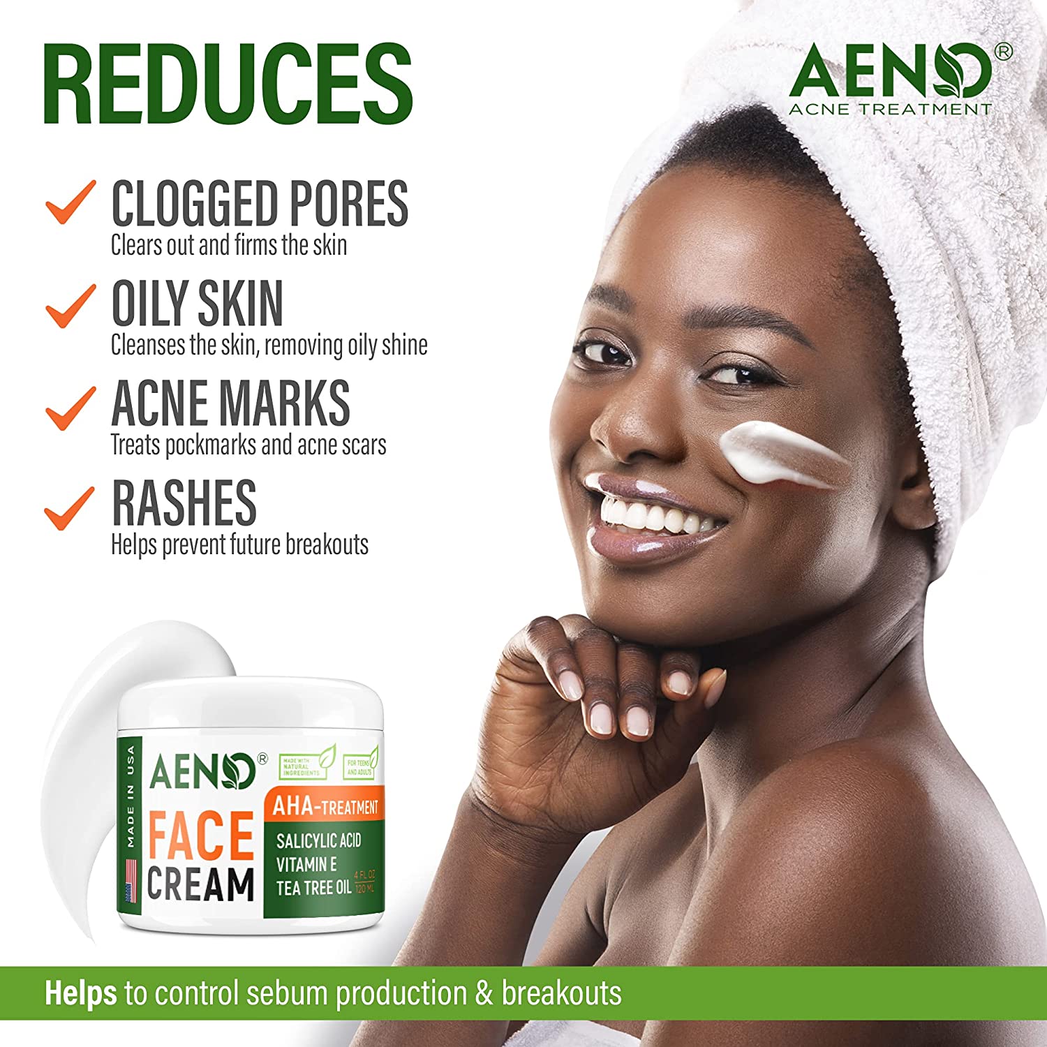 aeno acne face cream treatment